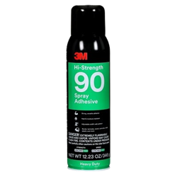 3M™ Hi-Strength Spray Adhesive 90, Clear, 16fl oz NON CA spray, 90 adhesive, adhesive, 3M, 