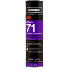 3M™ Hi-Tack Composite Spray Adhesive 71, Clear, 24fl oz spray, 71 adhesive, adhesive, 3M, hi-tack, composite