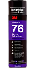 3M™ Hi-Tack Spray Adhesive 76, Clear, 24fl oz NON CA spray, 76 adhesive, adhesive, 3M, hi-tack