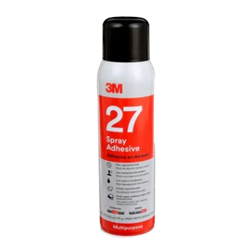 3M™ Multi-Purpose Spray Adhesive 27, Clear, 16FL OZ, NON CA spray,  27 adhesive, adhesive, 3M, 