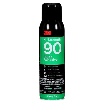 3M™ Hi-Strength Spray Adhesive 90, Clear, 16fl oz NON CA