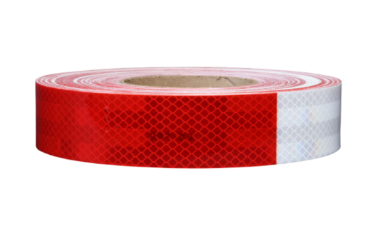 3M™ Diamond Grade™ Conspicuity Markings 983-32, Red/White, DOT, 1.5 in x 50 yd, 12/Carton