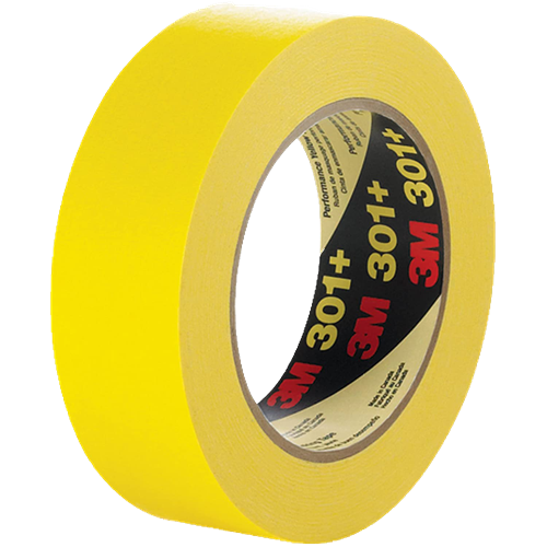 3M Performance Yellow Masking Tape 301+ High Temperature Resistant Rubber  Paper For Automobiles No Trace And Easy To Tear - AliExpress