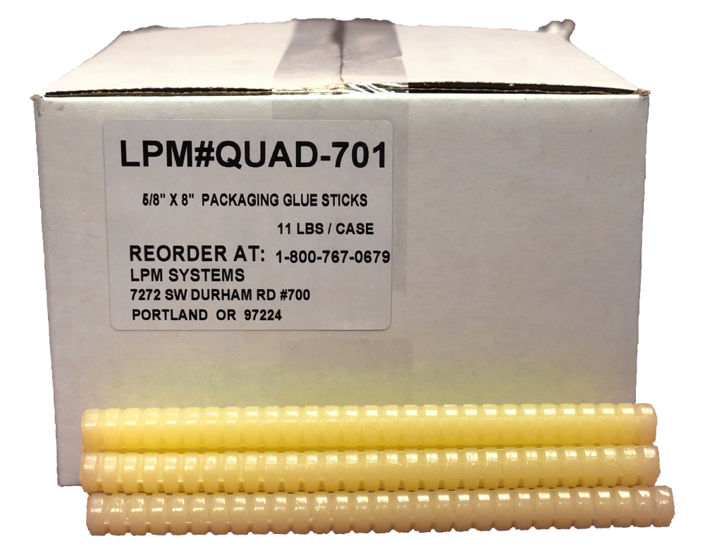 FPC Corporation LPM QUAD 701 Hot Melt Glue Stick For 3M Quadrack fpc-corporation-lpm-quad-701-hot-melt-glue-stick-for-3m-quadrack