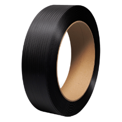 Poly Pro Strapping 1/2" X 9000, 300 Lbs. Black 16"x6" core