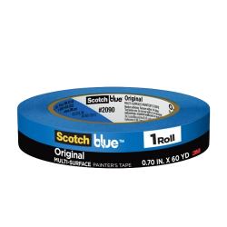 ScotchBlue™ Original Painters Tape 2090-18EC, 0.70 in x 60 yd (18mm x 54,8m)