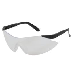 WILCO CLR LENS BLK SAFETY GLASSES <!-- cleared -->