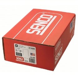SENCO Crown Staples,16 ga,7/16" W,PK10000: Std Flat Staple, 7/16 in Crown Wd, Steel, 10,000 PK